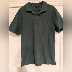 Banana Republic Forest Green Polo Shirt
